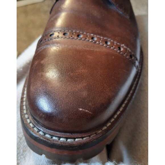 Johnston & Murphy Karnes 1850 Cap Toe Leather Boots | Men\'s 8.5M | Brown main image 16
